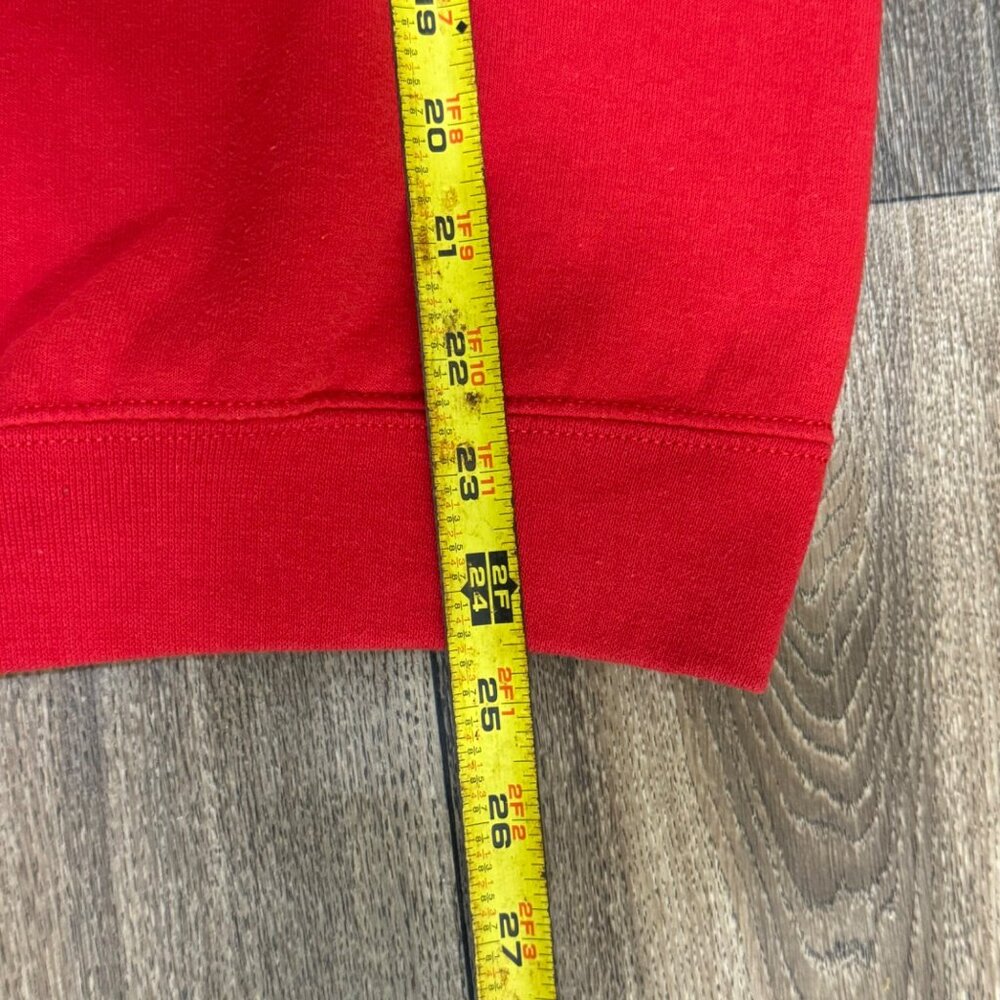 VTG Advice from a Ladybug Sweatshirt Men's Small Red Heavy Blend Grandma Y2K 00s - Picture 7 of 9